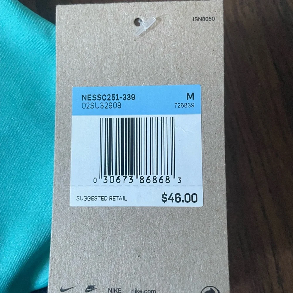 Nike Swim Multi Logo Scoop‎ Neck Bikini Top